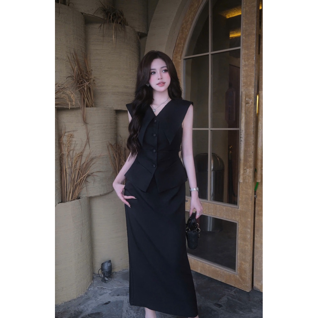 [EM Design] Set vest thiết kế cổ V “ Classy Set “ sang chảnh thanh lịch