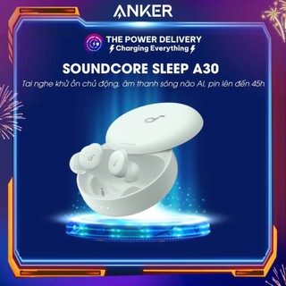 Tai Nghe Bluetooth Ngủ Soundcore Sleep A30, Theo dõi giấc ngủ, Làm dịu tiếng ngáy, Âm thanh sóng não AI Giúp ngủ ngon