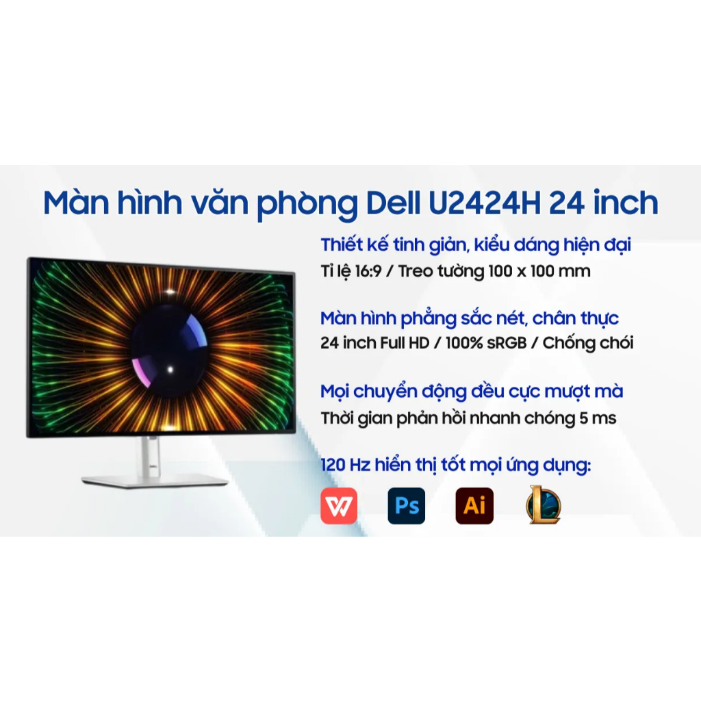 Màn hình văn phòng Dell U2424H 24 inch
