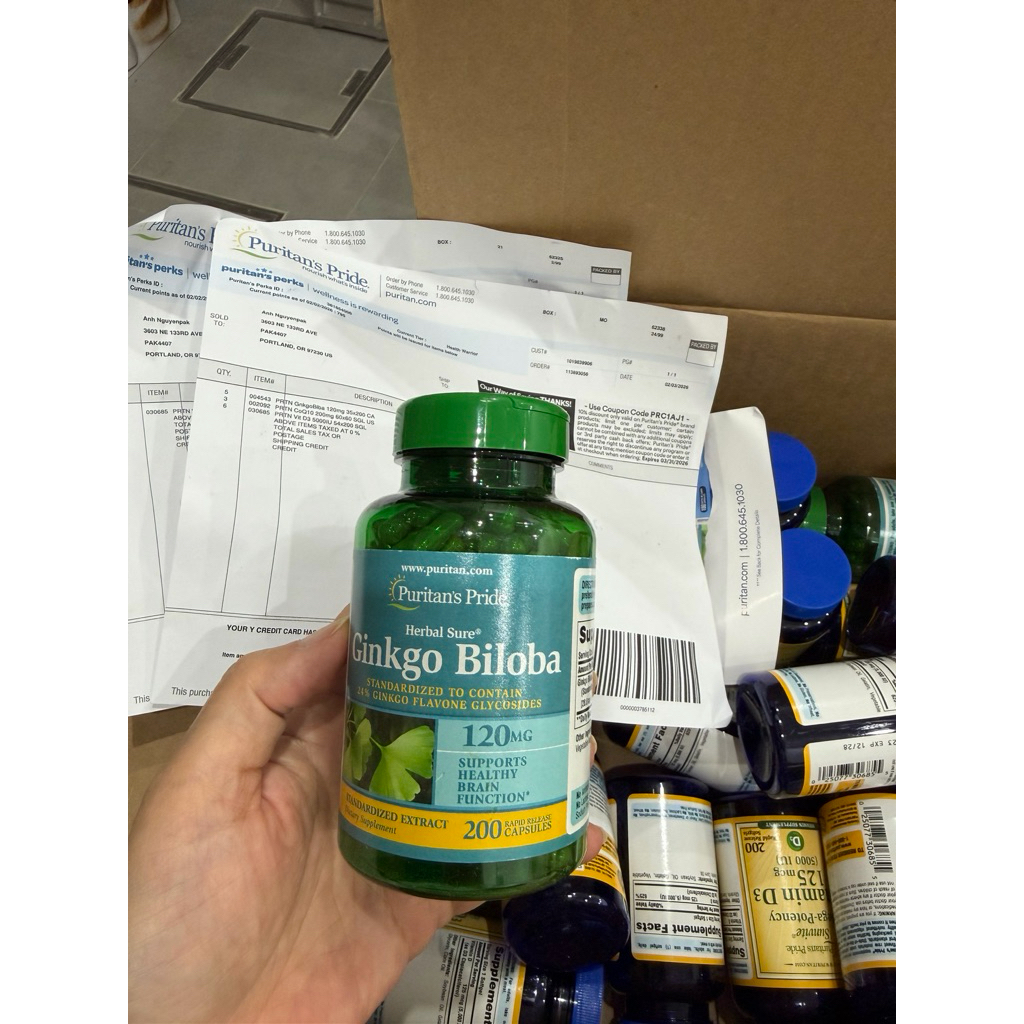 Ginkgo Biloba 120mg Puritan’s Pride