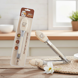 Kẹp gắp thức ăn nóng đồ ăn dặm cho bé MISAN đầu bọc silicon tay cầm inox cách nhiệt bền đẹp