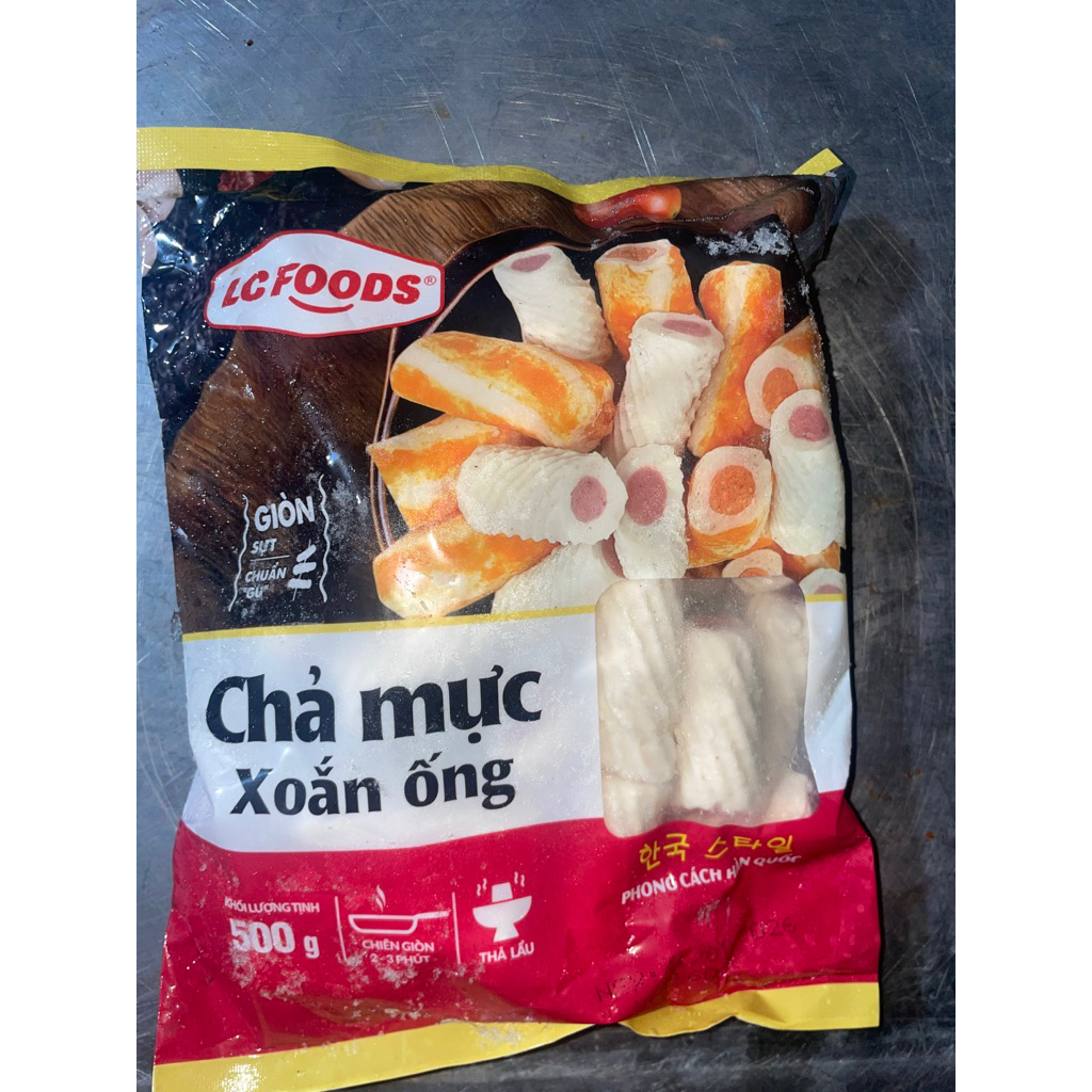 Chả mực xoắn ống LC food 500g