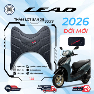 Thảm lót sàn xe LEAD đời 2026 bảo vệ sàn xe, chống trơn trượt, dễ dàng vệ sinh chất liệu cao su cao cấp