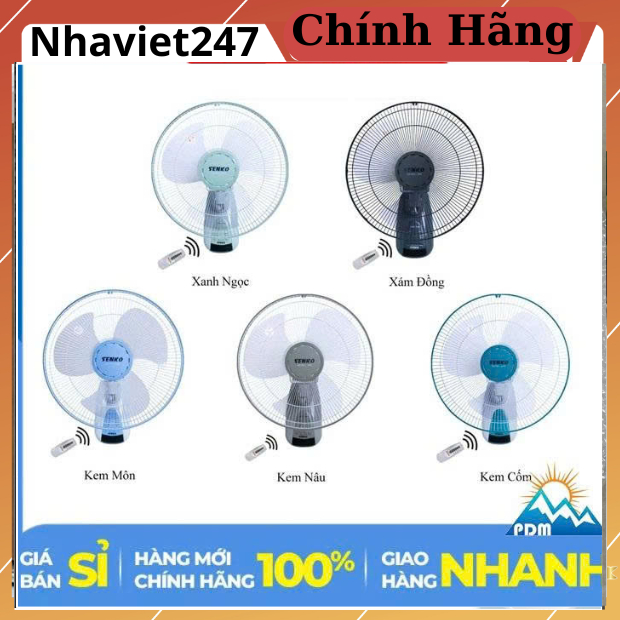 Quạt treo tường Senko TR1628 (47W, có điều khiển)