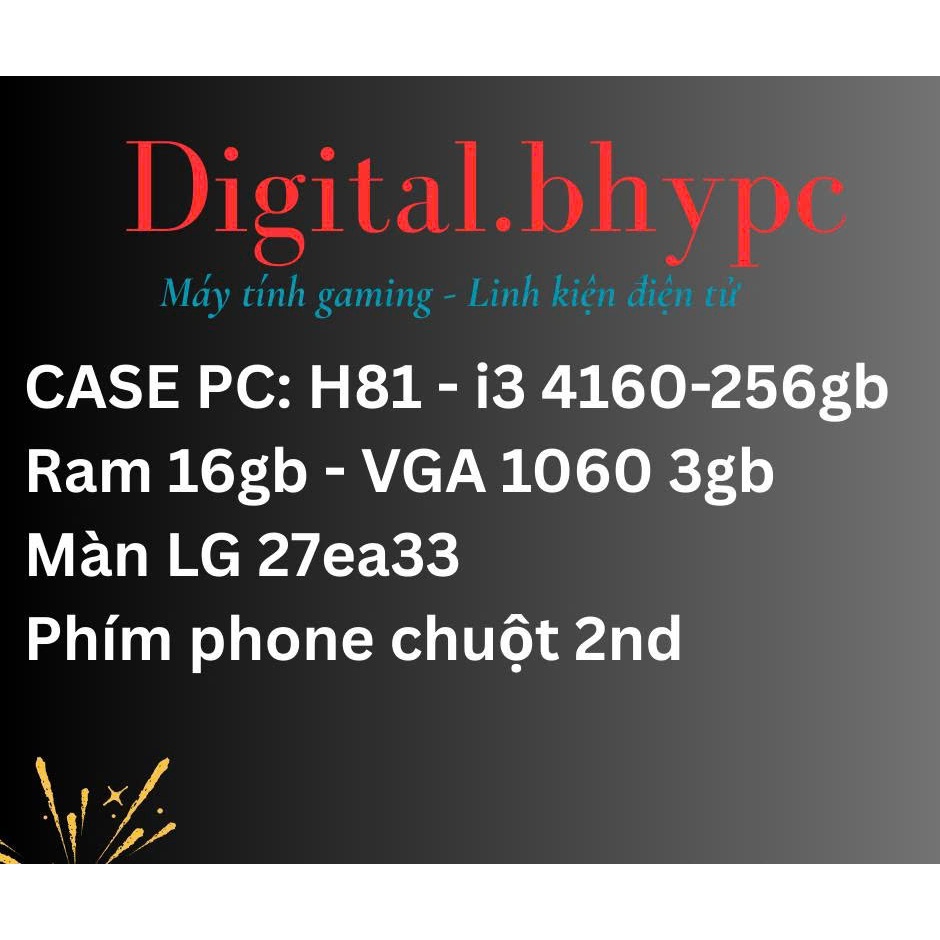 Full bộ pc dàn nét 1060 3gb+ 16gb ram