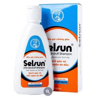 Dầu gội Selsun chống gàu, sạch gàu & hết ngứa da đầu Selsun Anti-Dandruff Shampoo 100ml