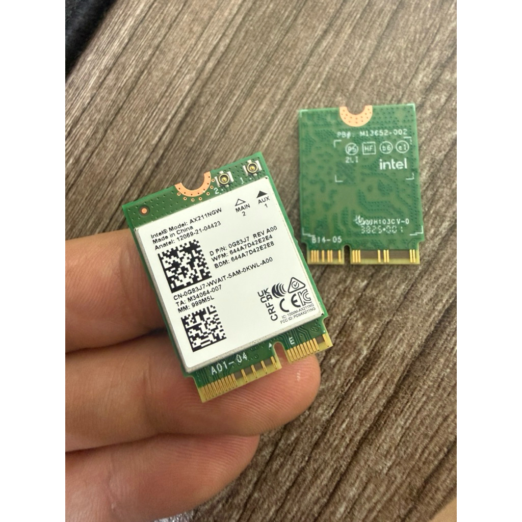 Card Wifi AX211 Intel Wifi 6E (AX211NGW) CNVIo2 Chính Hãng