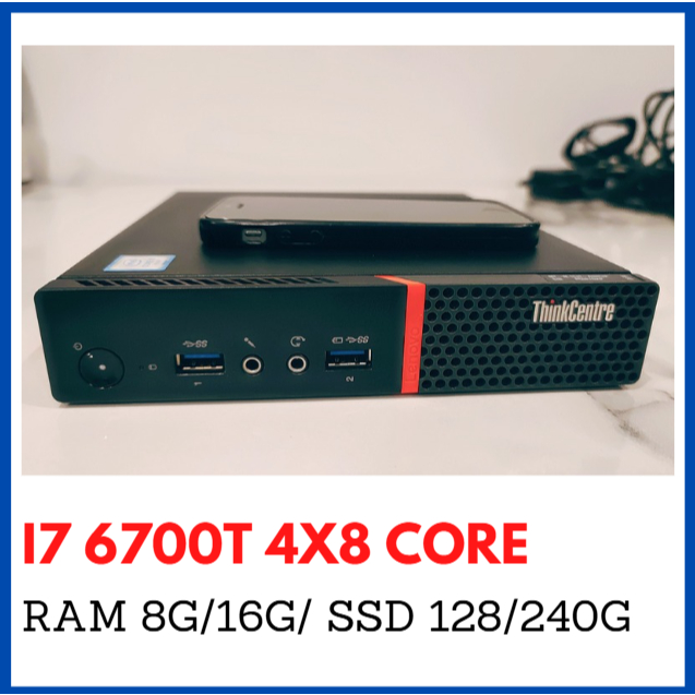 Máy tính mini pc Lenovo M700/M900 i7 Đời 6 6700T 4X8 CORE/I5 6500T/XEM 4K/MÁY TÍNH HỌC ONLINE/MÁY VĂN PHÒNG