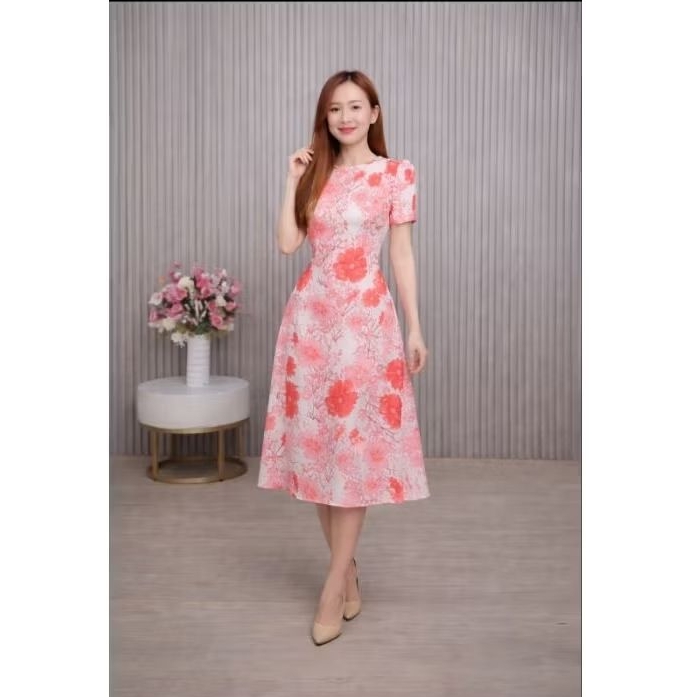 Đầm xòe A cao cấp Linh Chi House