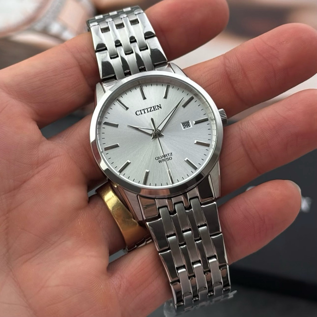 Đồng hồ nam dây thép Citizen Quartz BI5000-87A