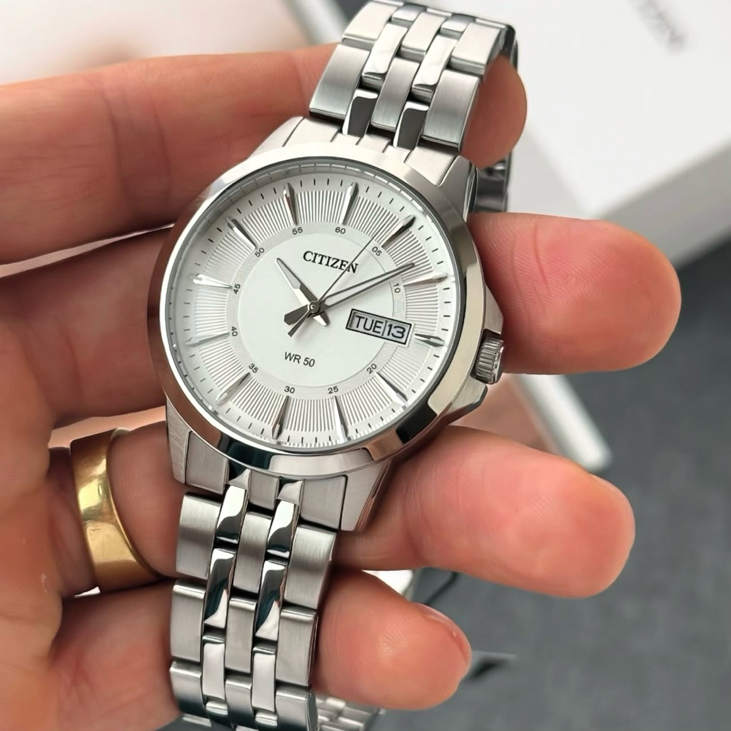 Đồng hồ nam dây thép Citizen Quartz BF2011-51A