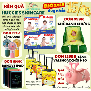 MEGA [KÈM QUÀ ĐƠN 699k-1299k] Tã quần Huggies Skincare MEGA Jumbo TIẾT KIỆM M106/L104/XL88/XXL80