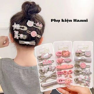 Set KẸP TÓC/CẶP TÓC kim loại dễ thương cho bé và mẹ Phụ kiện tóc trẻ em