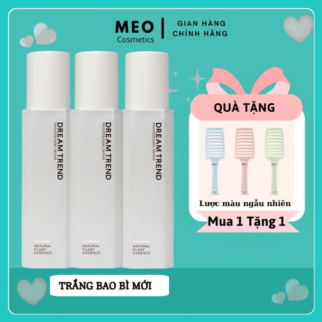 Combo 3 chai essence dưỡng tóc AHA DREAM TREND Trắng 120ml