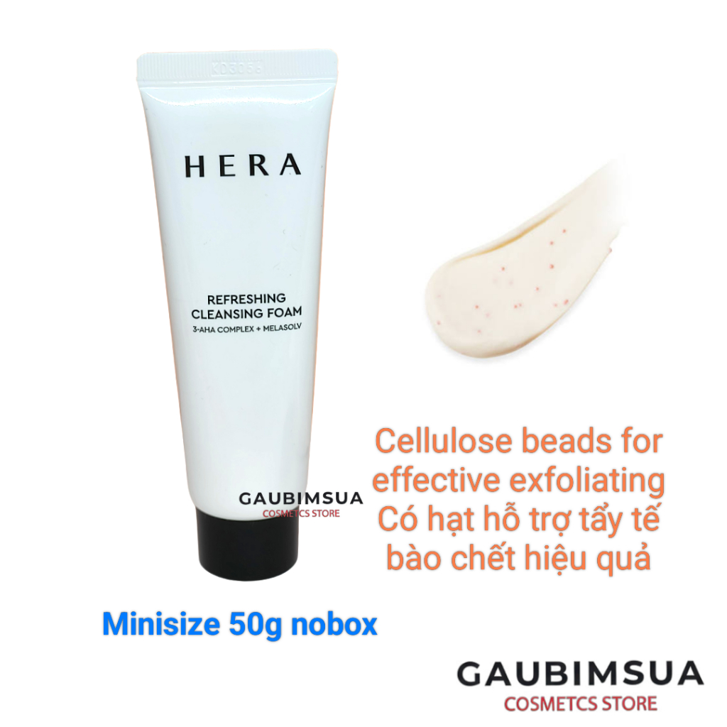 [EXP.2027.04] Sữa rửa mặt Hera Refresh Cleansing Foam minisize 50g