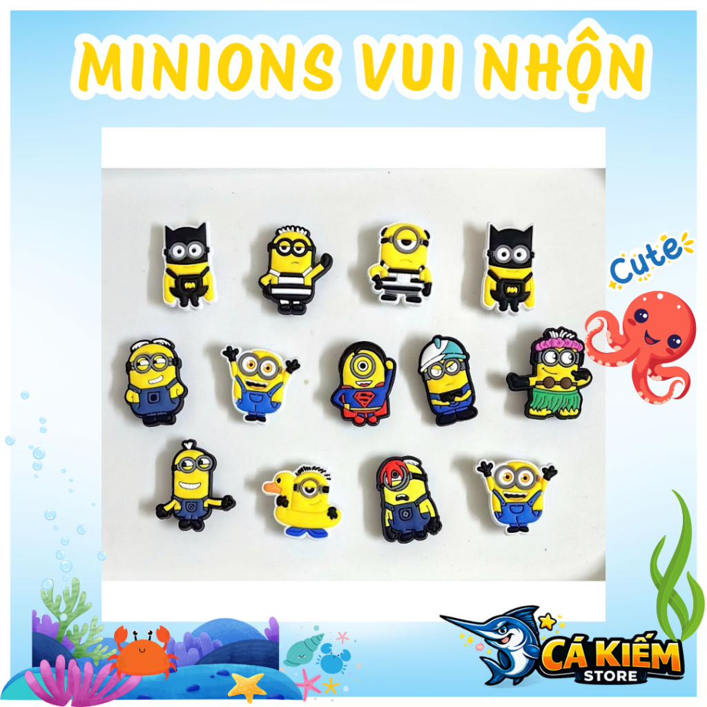 [CHARM MINIONS] Bộ minions vui nhộn