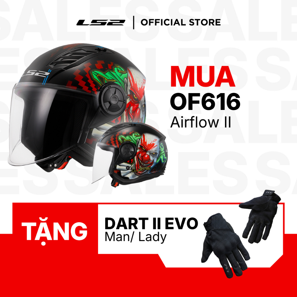 [Mua 1 Tặng 1] Mũ Bảo Hiểm 3/4 LS2 OF616 Airflow II Helmet – Nhẹ, Thoáng, Chuẩn Đô Thị