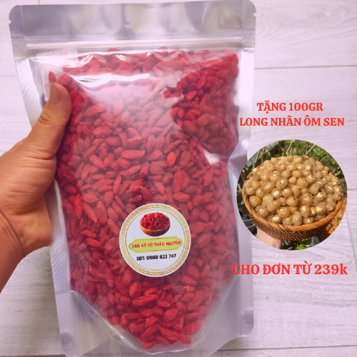 CÂU KỶ TỬ HÀNG ĐẸP 500gr nấu chè, chưng yến