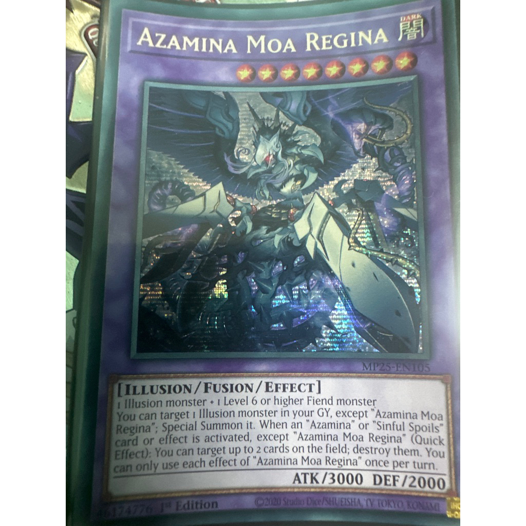 bài yugioh: azamina moa regina