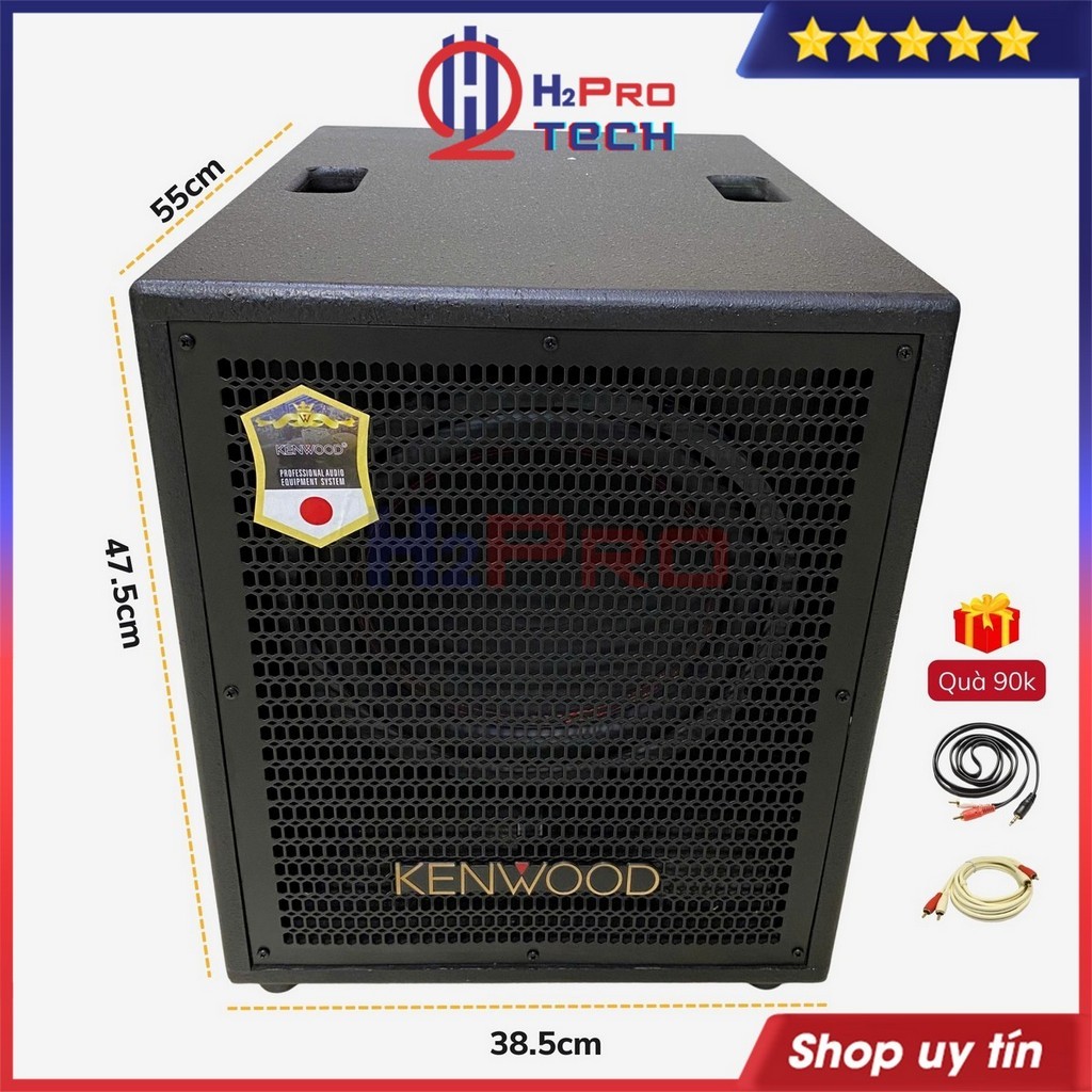 Loa Sub Điện Kenwood Bass 30 350W Cao Cấp - Tặng Dây AV, Loa Siêu Trầm Bass 30 Cao Cấp - H2Pro