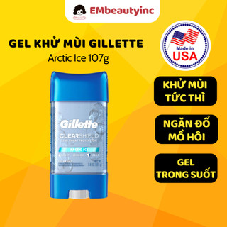 Gel Khử Mùi Và Giảm Tiết Mồ Hôi Nam Gillette Clear Gel Arctic Ice 107g