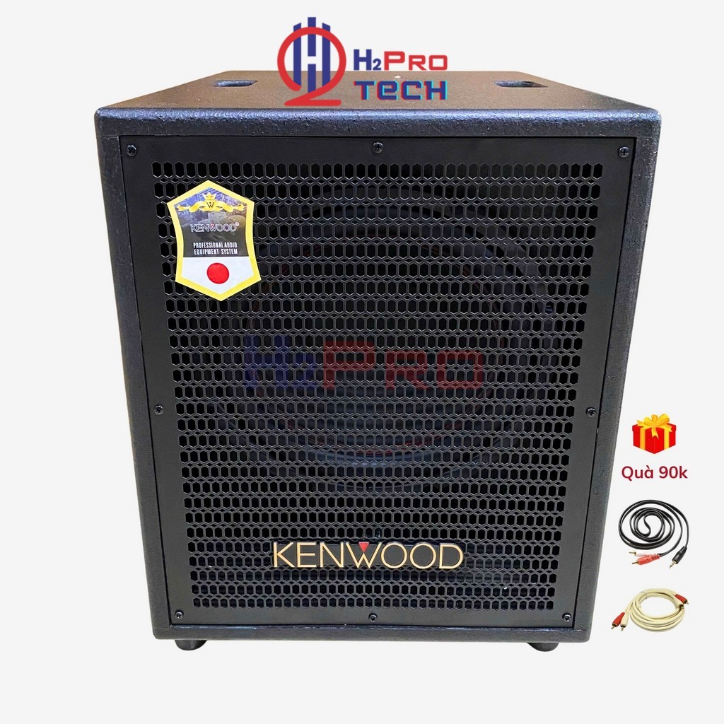 Loa Sub 30 Kenwood 350W Cao Cấp - Tặng Dây AV, Loa Siêu Trầm Bass 30 Karaoke Gia Đình - H2Pro Tech