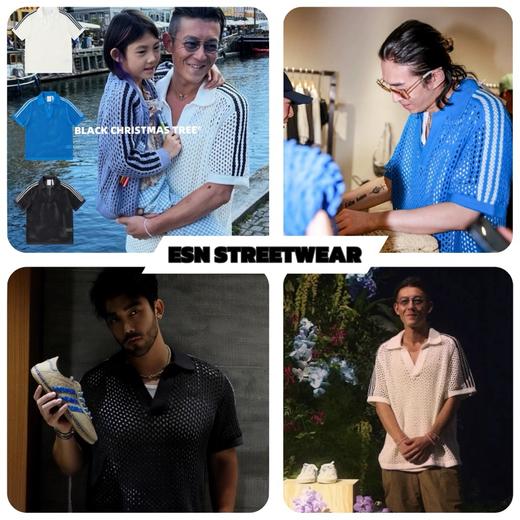 [CHÍNH HÃNG] Adidas CLOT CROCHET POLO BY EDISON CHEN Authentic, Polo Adidas chính hãng