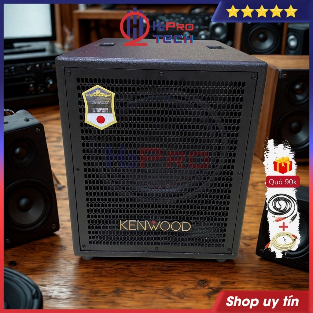 Loa Sub 30 Kenwood 350W – Loa Sub Điện Karaoke Bass 3 Tấc Siêu Trầm (Tặng Dây AV 1 ra 2, AV 2 ra 2)