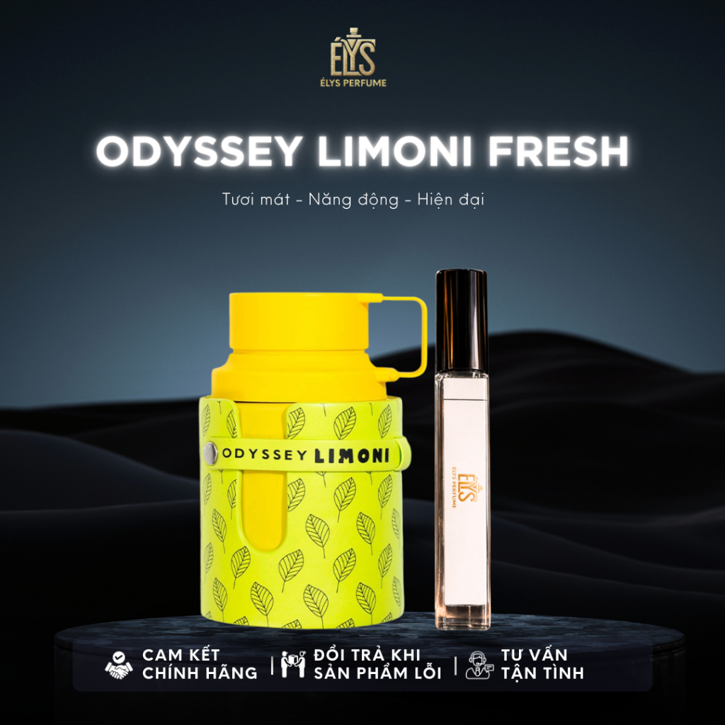 Nước Hoa Unisex Armaf Odyssey Limoni Fresh 10ml | ELYS Perfume