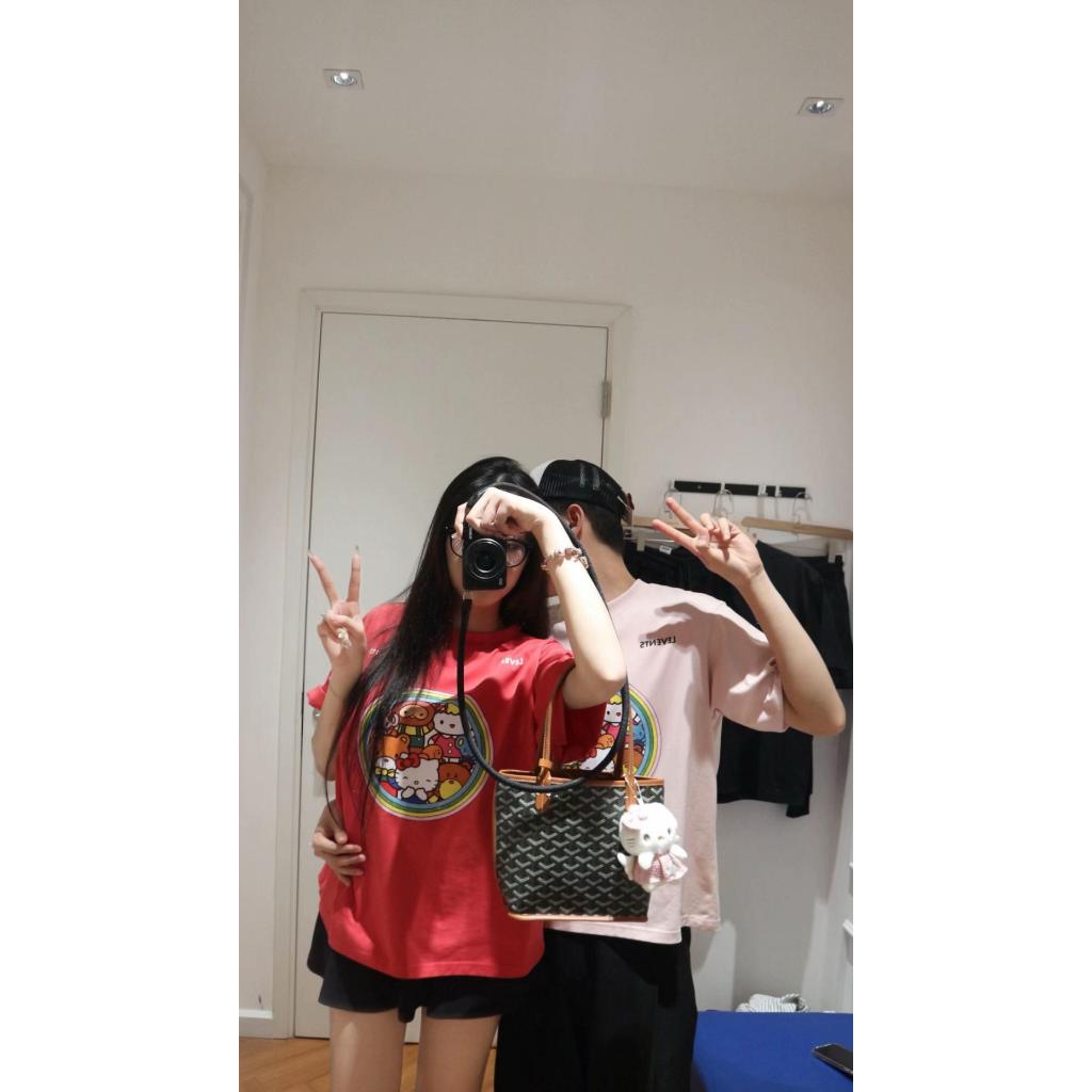 𝐋events 𝐱 𝐇ello 𝐊itty | Kitty's Family Semi-Oversized Tee / 2 Color