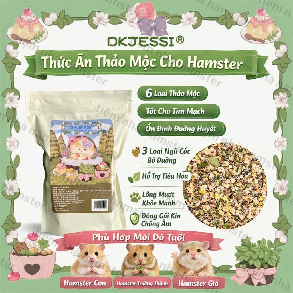 Cơm trộn thảo mộc Quinoa Dk Jessi cho hamster - 150g