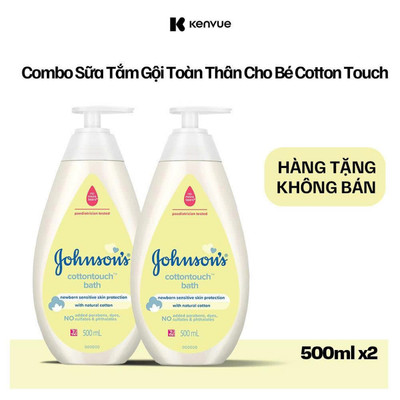 [GIFT] CB2 Sữa tắm gội Cottontouch 500mlx2