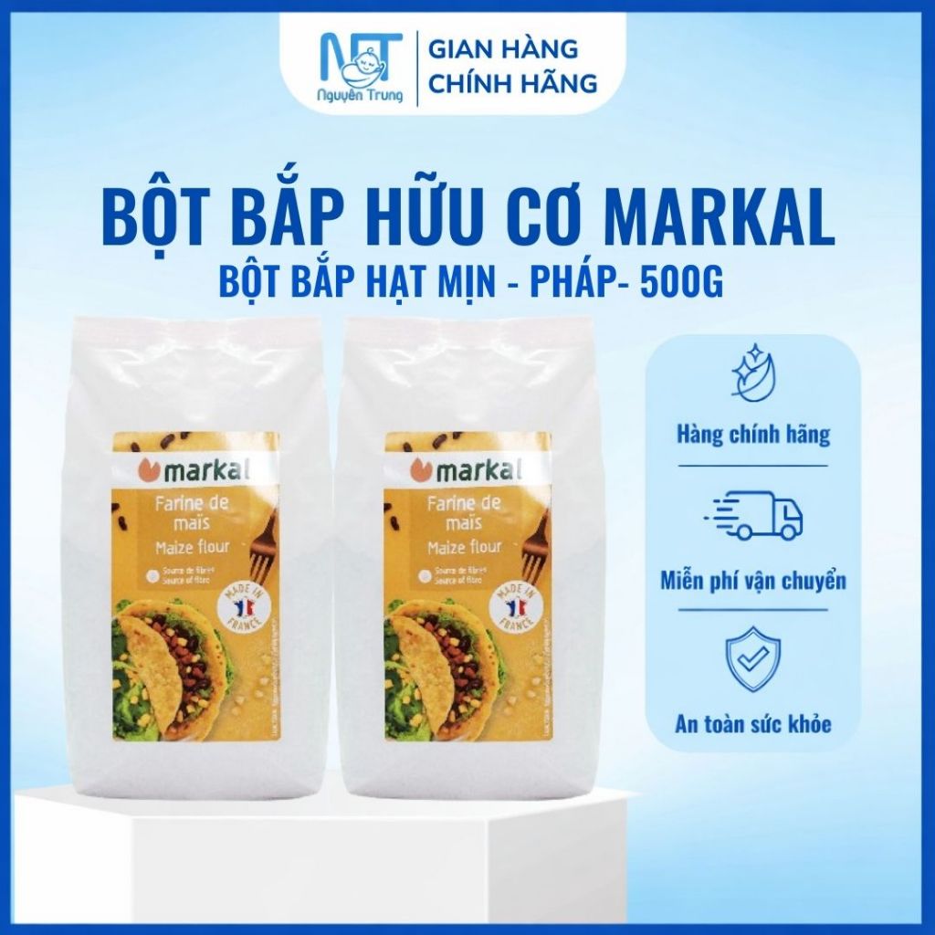 Bột Bắp Hữu Cơ Markal 500g - Date 6/2026