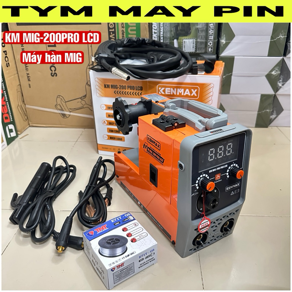 Máy hàn Kenmax KM MIG-200 PRO LCD