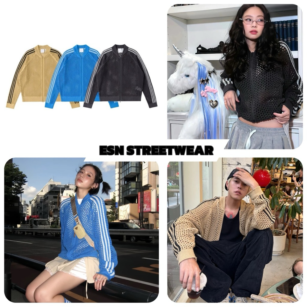 [CHÍNH HÃNG] Adidas X CLOT CROCHET TRACK TOP JACKET BY EDISON CHEN Authentic, Áo khoác Adidas chính 