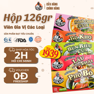 Viên Gia Vị 126gr các loại thương hiệu Ông Chà Và - Hàng Chính Hãng