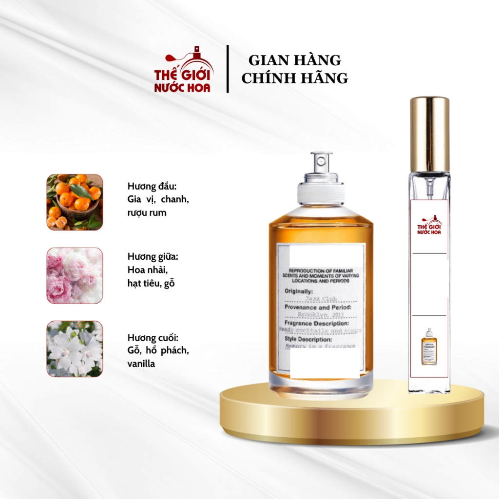 Nước hoa Nam Replica Jazz Club - chính hãng