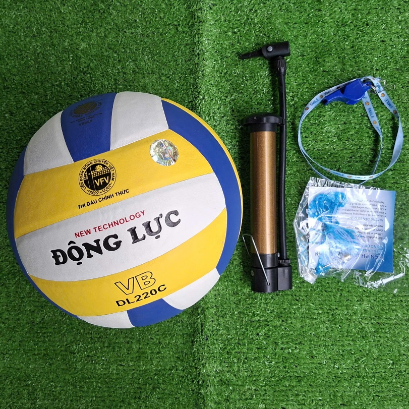 Combo BC Động Lực DL220C Chính Hãng + Bơm Bóng Mini + Còi Trọng Tài