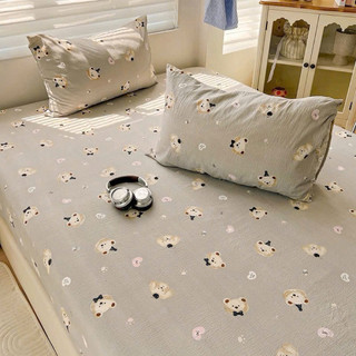 Set ga gối cotton đũi mềm mịn