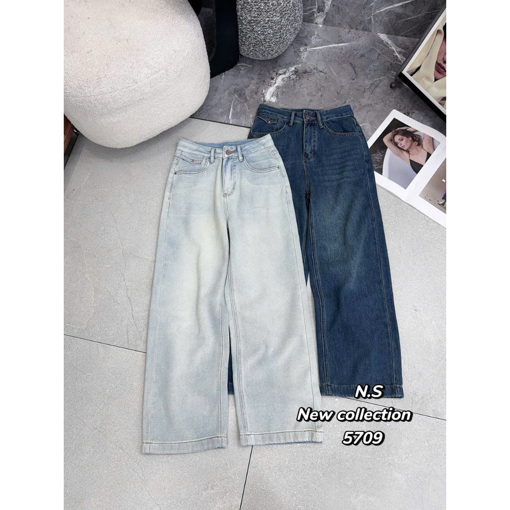 Quần Jean Suông Nấm #5709