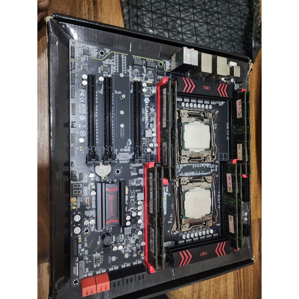 [Thanh lý] combo main x99 t8d, dual xeon e5-2696v3, ram 16gb x 8 cây