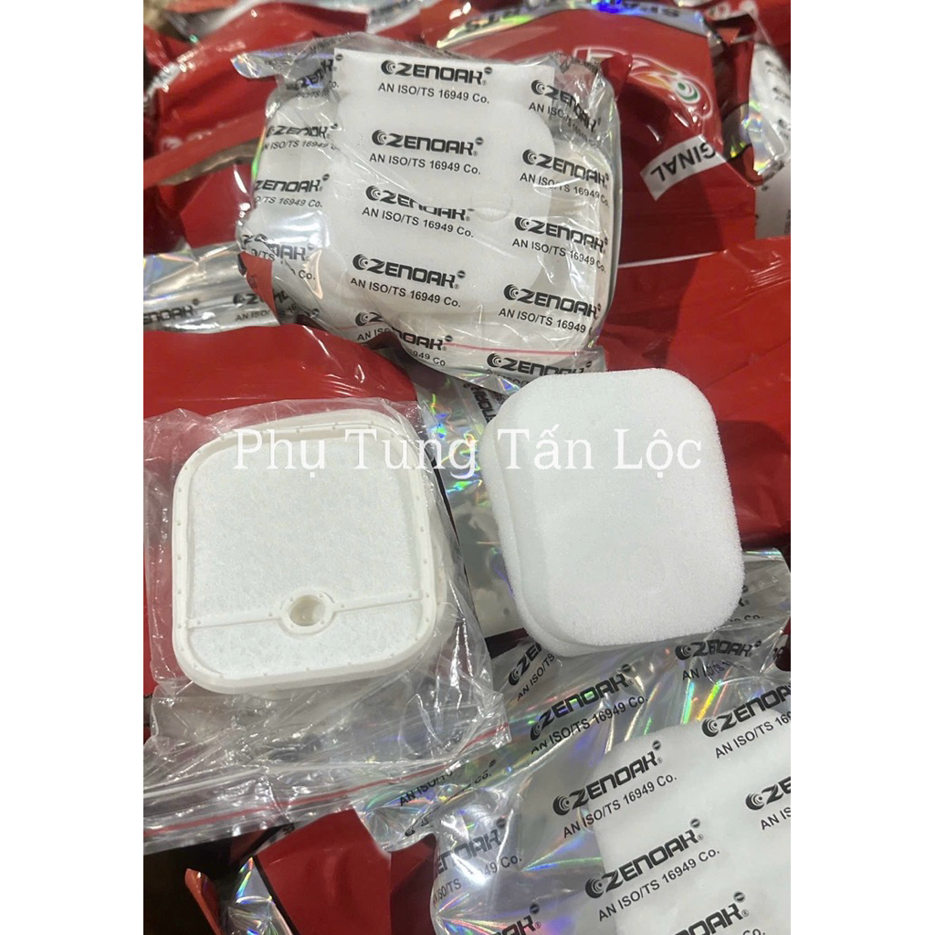 Bộ bông mút lọc gió máy cắt cỏ Hu 541 hàng Zenoar Sịn