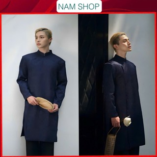 Áo Dài Nam Cách Tân Chất Linen Trẻ Trung Cao Cấp Mặc Lễ Tết