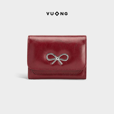 Ví ngắn Vuông Shop®️Bow Khoá Nơ