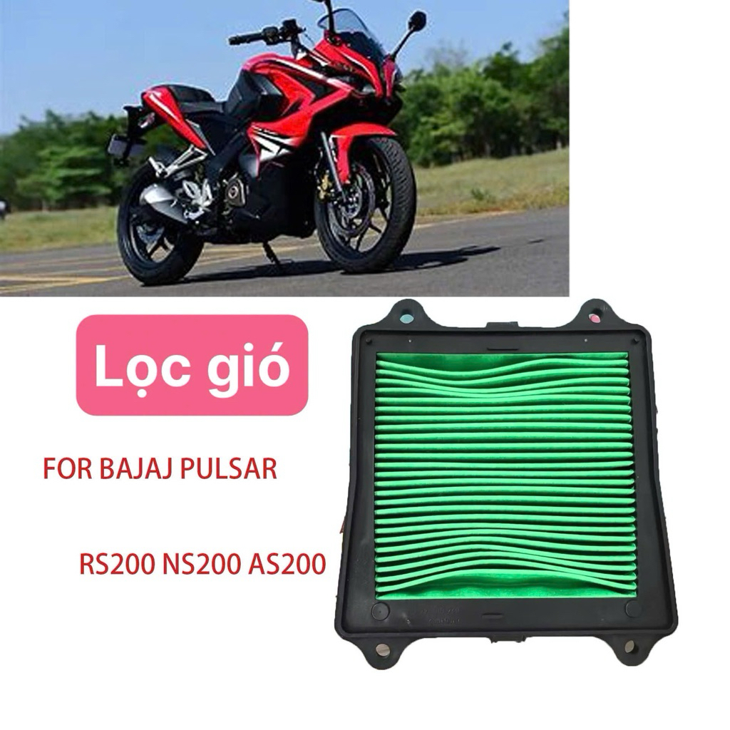 tấm lọc gió xe mô tô RS200 NS200 AS 200 Cho 3 đời xe