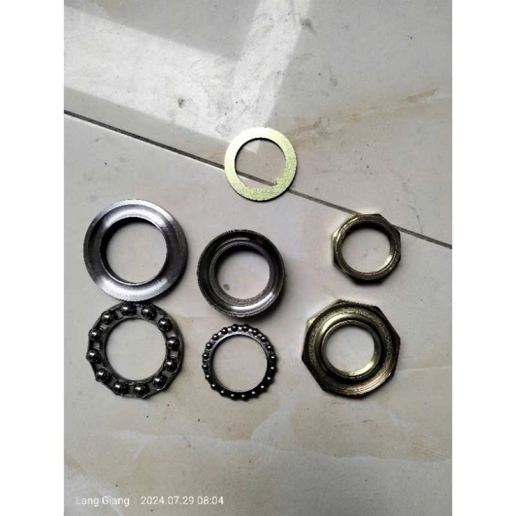 bộ bi phốt, bi lái, chén cổ xe điện yadea s3, s3 pro