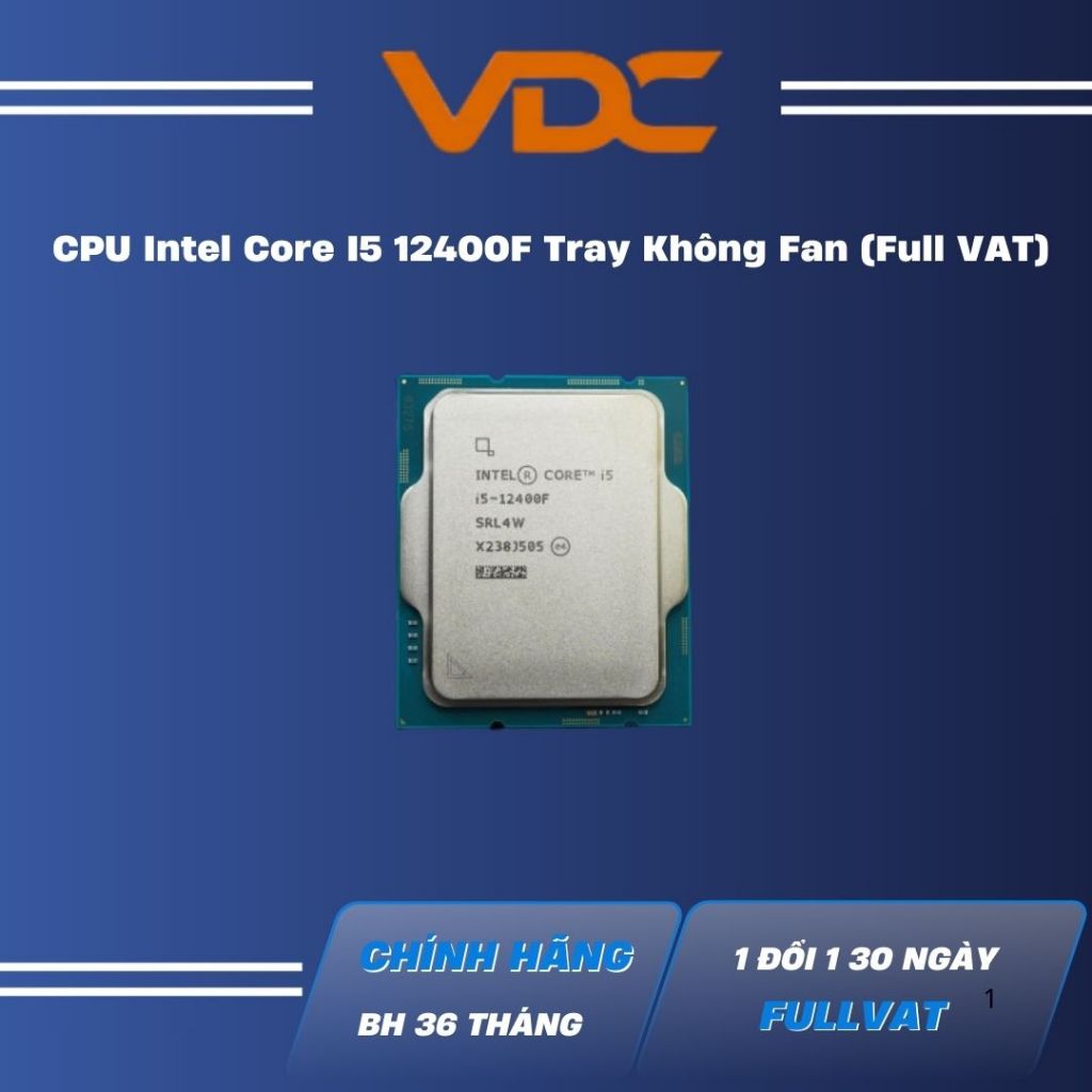 CPU Intel Core i5 12400F / 13400F / 14400F / 14600KF Tray New [Full VAT]
