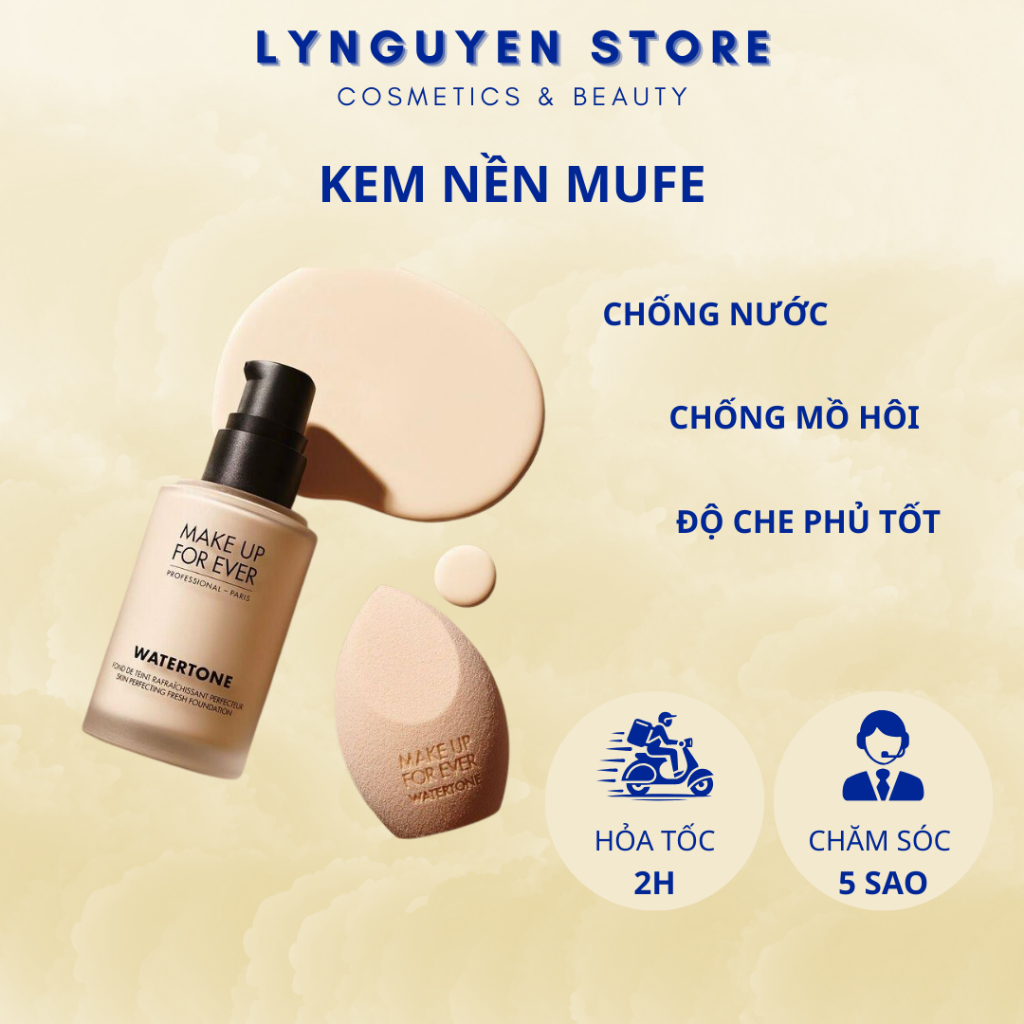 Kem nền MUFE Skin HD Foundation Kem nền Make Up For Ever R210 1R02, Y218 1N06 - LyNguyen.Store