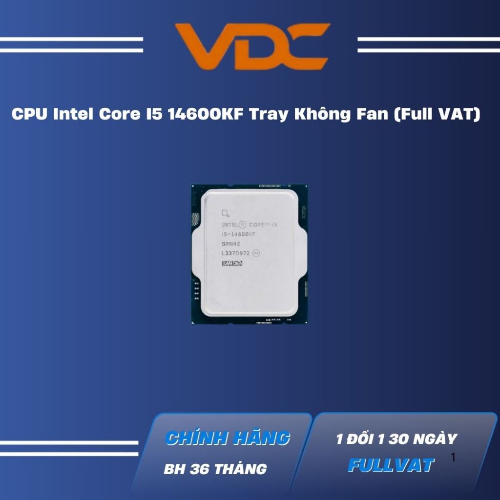 [Full VAT] CPU Intel Core I5 14600K / 14600KF Tray NEW