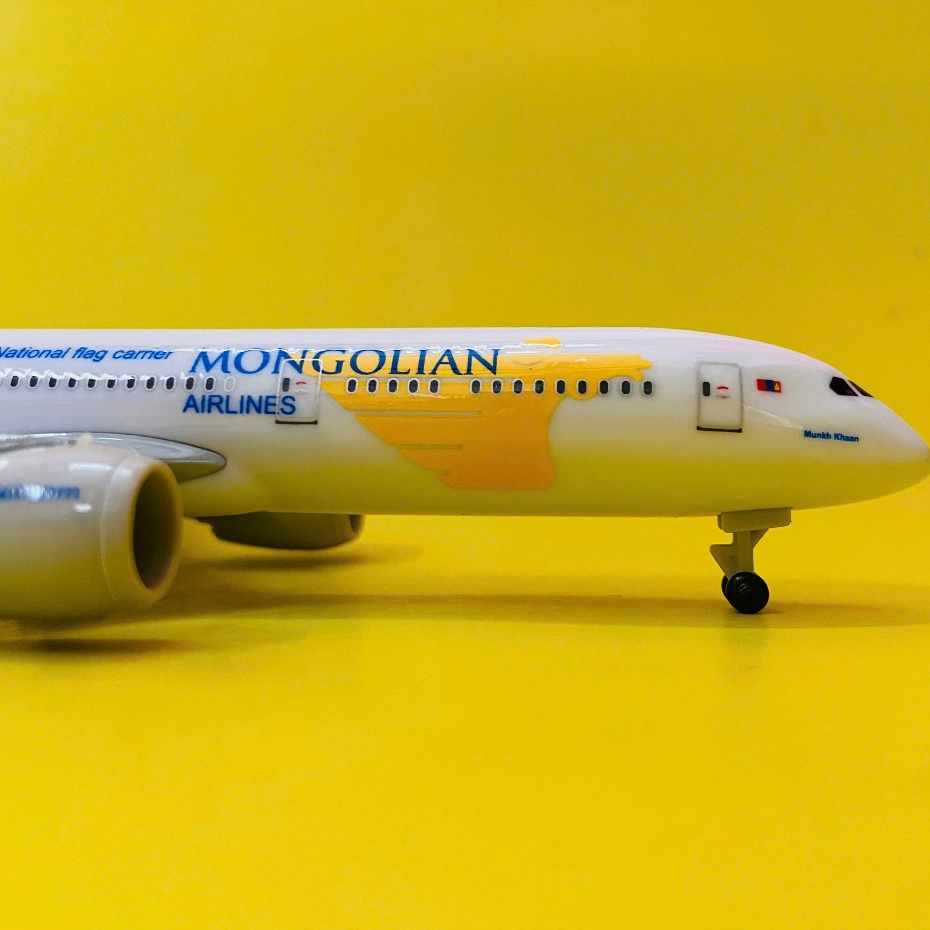 Máy Bay Hãng Hàng Không Mongolian Airlines Tỉ Lệ (1:400) | Boeing 787-8 Dreamliner Aircraft Model